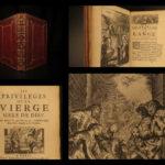 1650 Virgin Mother MARY Privileges by Daniel Priezac Mariology Catholic Church