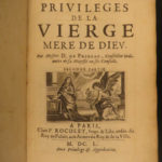 1650 Virgin Mother MARY Privileges by Daniel Priezac Mariology Catholic Church