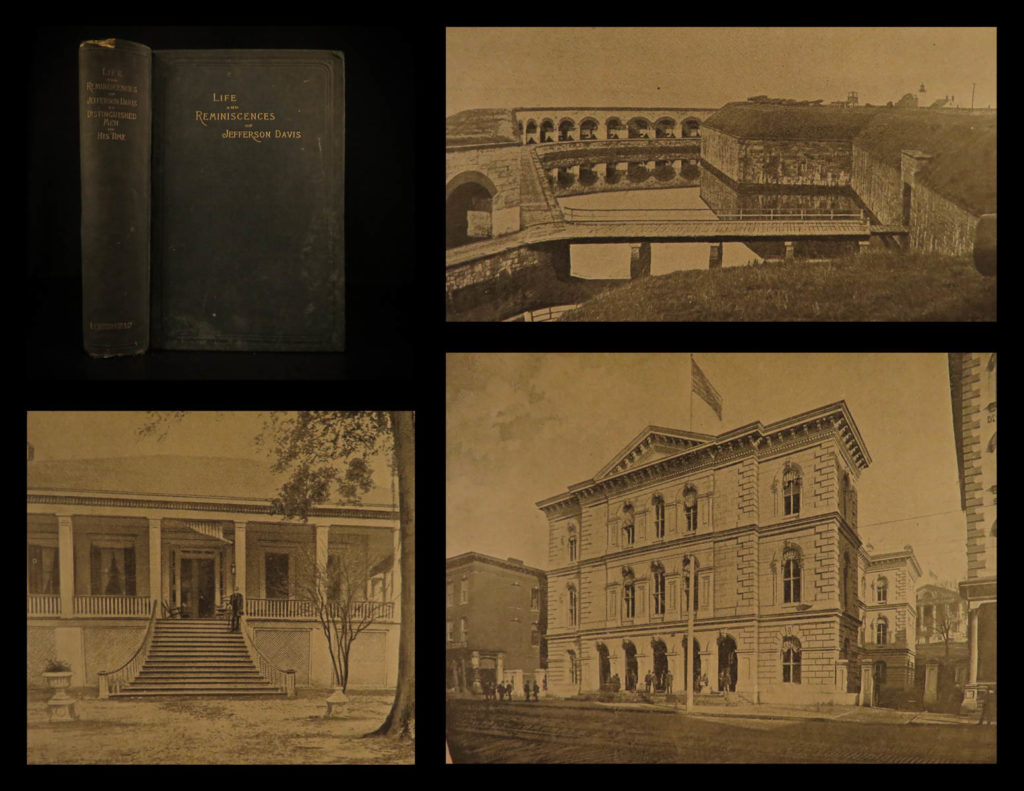 1890 1ed life of jefferson davis csa president civil war lincoln assassination | <em>“i worked night and day for twelve years to prevent the war, but i could not. The north was mad and blind, would not let us govern ourselves, and so the war came. ” </em> – jefferson davis <em> </em> this 1890 first edition account of the life of jefferson davis was published quickly following the confederate president’s death in december of 1889. This book covers all the important military endeavors of davis from the war in mexico, battle of buena vista, his appointment in the u. S. Senate, and his election as president of the confederate states of america. This book also includes important sections on the assassination of president abraham lincoln and the emancipation of southern slaves.