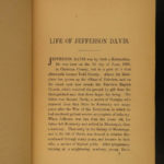 1890 1ed Life of Jefferson Davis CSA President Civil War Lincoln Assassination