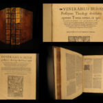 1545 Saint Venerable BEDE Bible & Commentary English Monk Church Cosmology