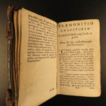 1682 Imitation of Christ Thomas a Kempis Latin Egmond Monastic Prayers MINIATURE