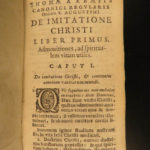 1682 Imitation of Christ Thomas a Kempis Latin Egmond Monastic Prayers MINIATURE