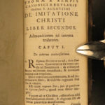 1682 Imitation of Christ Thomas a Kempis Latin Egmond Monastic Prayers MINIATURE