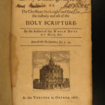 1678 Lively Oracles Given 1ed Allestree Bible Reading & Interpretation Oxford