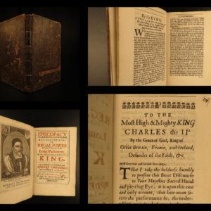 1673 Sanderson Episcopacy LAW Catholic vs Protestant England Wenceslaus Hollar