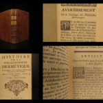 1744 Hermetic Philosophy of Fresnoy Kabbalah Alchemy Albert Magnus Flamel Bacon