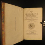 1788 Life of Frederick II of Prussia Germany WARS Austria Politics 4v Laveaux