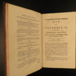 1788 Life of Frederick II of Prussia Germany WARS Austria Politics 4v Laveaux