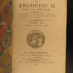 1788 Life of Frederick II of Prussia Germany WARS Austria Politics 4v Laveaux