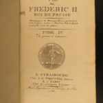 1788 Life of Frederick II of Prussia Germany WARS Austria Politics 4v Laveaux