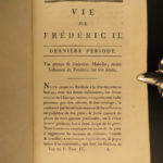 1788 Life of Frederick II of Prussia Germany WARS Austria Politics 4v Laveaux