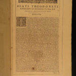 1617 Theodoret of Cyrus BYZANTINE 1ed De Providencia Greek Orthodox Early Church