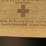 1589 Saint Ephrem Syriac Aramaic Hymns Persian Greek VATICAN Printing Vossius