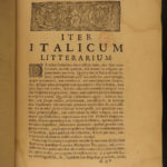 1687 Museum Italicum 1st ed Mabillon Italian Voyages Paleography Illustrated