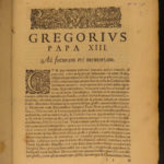 1661 Canon LAW Corpus Juris Inquisition Catholic Papal Decrees Lancellotti