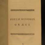 1728 1ed GREEK Poetry Hesiod Theocritus Phocylides Pythagoras Greek & Latin