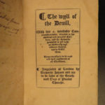 1828 Wyll of the Devil anti Catholic Propaganda 1577 George Gascoigne Lmtd ed