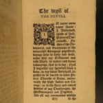 1828 Wyll of the Devil anti Catholic Propaganda 1577 George Gascoigne Lmtd ed