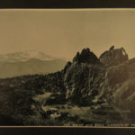 1900 COLORADO Photography Shadow of Pikes Peak Springs Mountains Illustrated