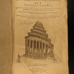 1611 ANTICHRIST 1st ed Huguenot Mornay Mystery of Iniquity Pope Paul Hobbes RARE