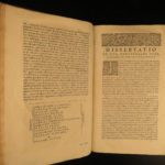 1664 Tertullian Early Church Father Pagan Heresy anti Jewish Pamelius Latin HUGE