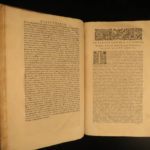 1664 Tertullian Early Church Father Pagan Heresy anti Jewish Pamelius Latin HUGE