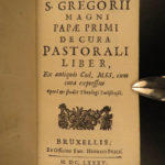 1685 Pope Gregory I Pastoral Care Catholic Church Clergy Duties Vatican Fricx