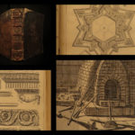 1676 ARCHITECTURE 1st ed Felibien Architects Cathedrals Rome Illustrated ART