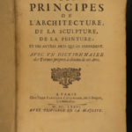 1676 ARCHITECTURE 1st ed Felibien Architects Cathedrals Rome Illustrated ART