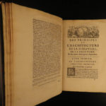 1676 ARCHITECTURE 1st ed Felibien Architects Cathedrals Rome Illustrated ART
