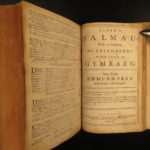 1752 WELSH Bible & Book of Common Prayer BASKETT Anglican Prys + PROVENANCE