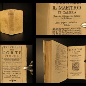 1664 Gregorio Leti Court of ROME Catholic Church Papacy BANNED Sestini de Camera
