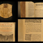 1624 Summa Conciliorum Spanish Inquisition Carranza Dominican Catholic Papacy