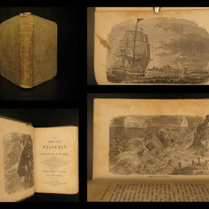 1857 1ed Arctic Whaleman Whale Fishing Hunting Eskimo Costumes Northern Lights