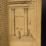 1680 Five Orders Architecture VIGNOLA Italian ART Michelangelo RARE French ed