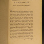 1790 Italian Theater 1ed Comedies of Gherardo Rossi Plays Bassano 4v BINDING