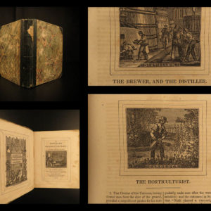 1836 Panorama of Professions & Trades Hazen Economics Manufacturing Illustrated
