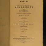 1822 Don Quixote Cervantes Chivalry Motteux English Lockhart Notes SCOTTISH 5v