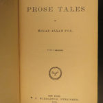 1880 Edgar Allan Poe Prose Tales Poems Macabre Esoteric Occult Horror Literature