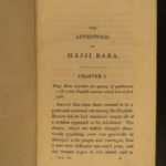 1828 1st EXQUISITE Adventures of Hajji Baba Isfahan IRAN Middle East Persia 2v