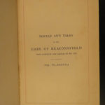 1881 Novels Earl Beaconsfield Disraeli Sybil Vivian Grey Venetia Coningsby 11v