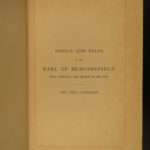 1881 Novels Earl Beaconsfield Disraeli Sybil Vivian Grey Venetia Coningsby 11v