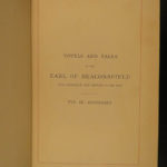 1881 Novels Earl Beaconsfield Disraeli Sybil Vivian Grey Venetia Coningsby 11v