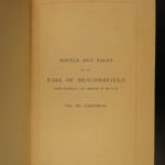 1881 Novels Earl Beaconsfield Disraeli Sybil Vivian Grey Venetia Coningsby 11v