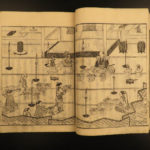 1809 Japanese Samurai Etiquette Ogasawara Daimyo 2v Woodblock Tea Ceremony Meiji