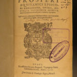 1577 Saint Prosper Aquitaine Saint Augustine Catholic Doctrine Grace Douai RARE