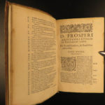 1577 Saint Prosper Aquitaine Saint Augustine Catholic Doctrine Grace Douai RARE