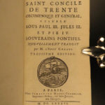 1686 Council of Trent Catholic Church Popes Paul III Canon Law Chanut RARE