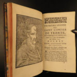 1686 Council of Trent Catholic Church Popes Paul III Canon Law Chanut RARE